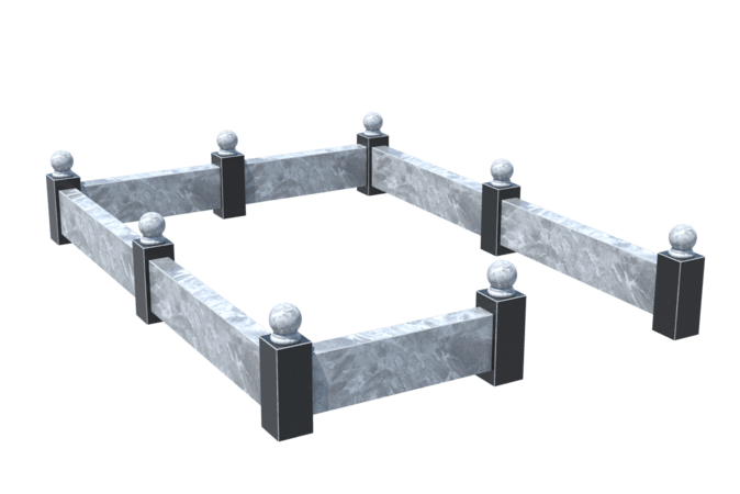 Цоколи на могилу в Балаково | Цоколь на могилу №0031