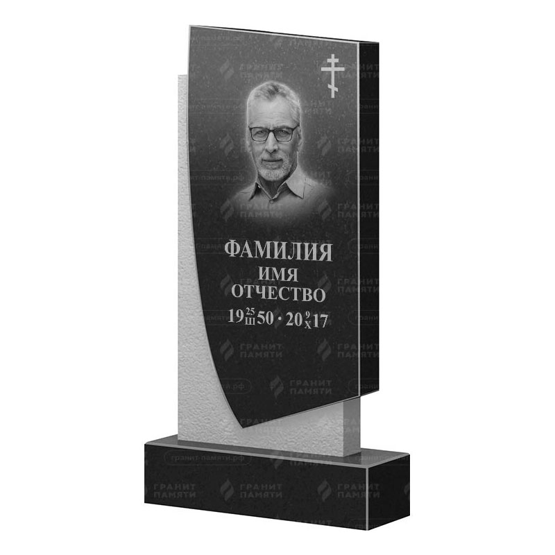 Памятники из гранита вертикальные в Балаково | Гранитный памятник ФГ-075