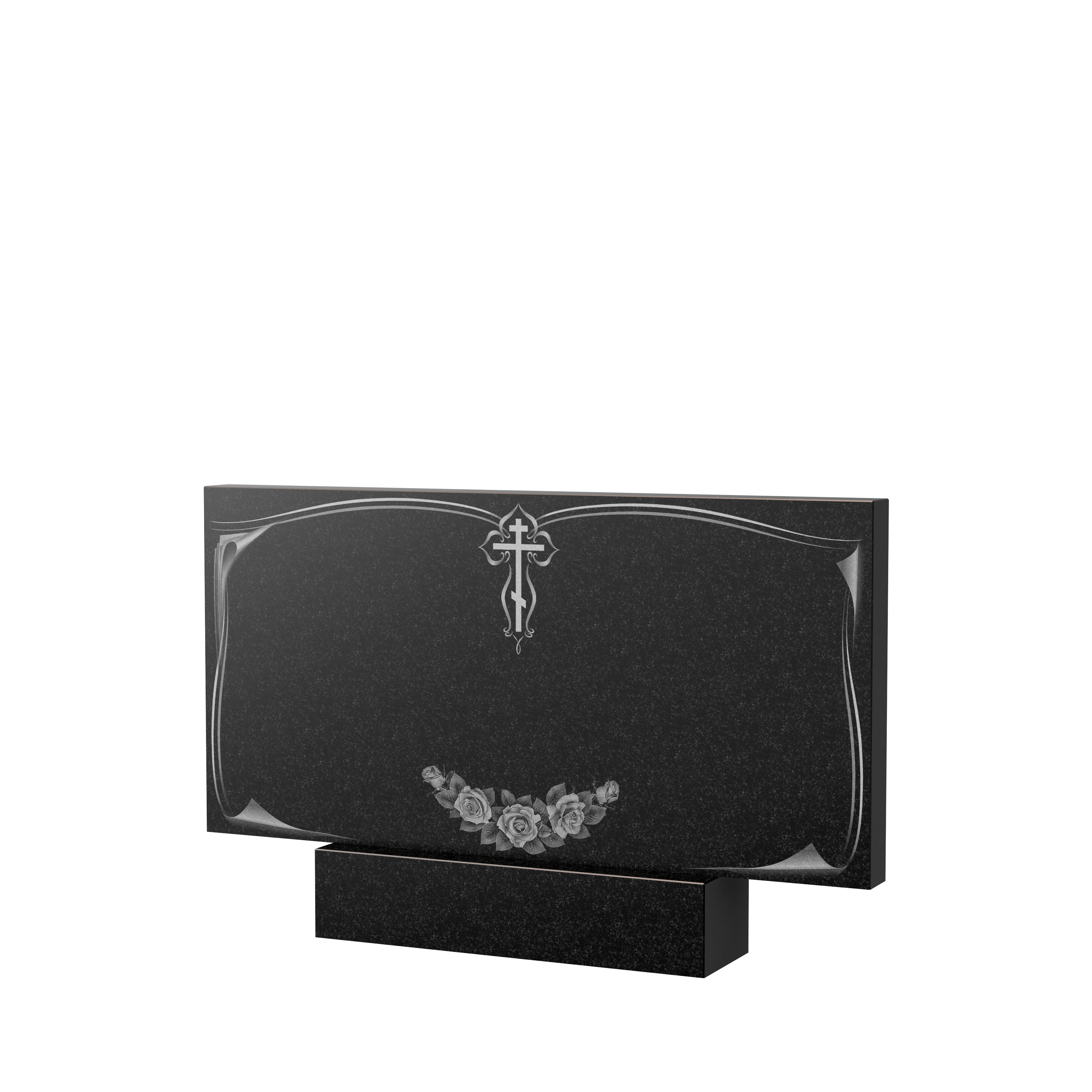 Художественное оформление памятника в Балаково | Художественное оформление на гранитную стелу, рисунок ГХО-001