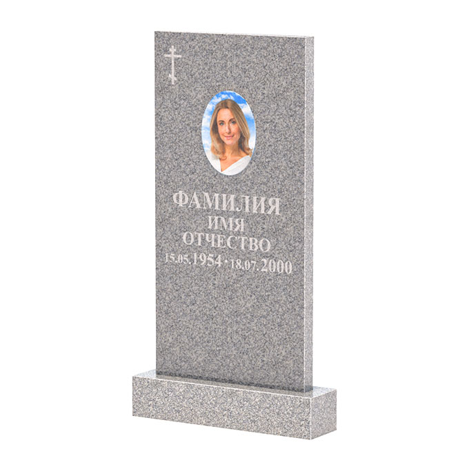 Памятники из цветного гранита в Балаково | Памятник из Сибирского гранита прямой