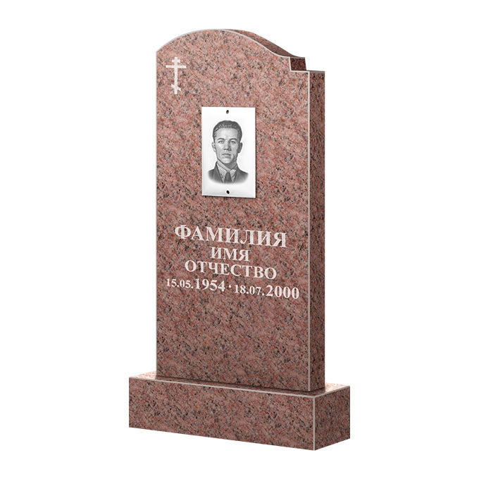 Гранитные памятники в Балаково | Памятник из гранита Розалия Pink ФГЦ-25