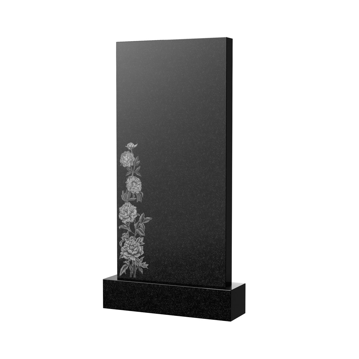 Художественное оформление памятника в Балаково | Художественное оформление на гранитную стелу, рисунок ВХО-059