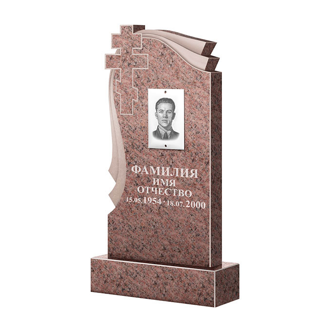 Гранитные памятники в Балаково | Памятник из гранита Розалия Pink ФГЦ-081