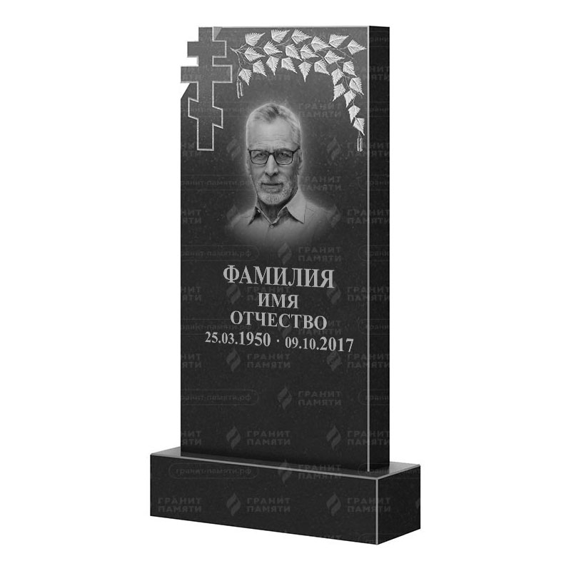 Памятники из гранита с деревом в Балаково | Гранитный памятник ФГ-202