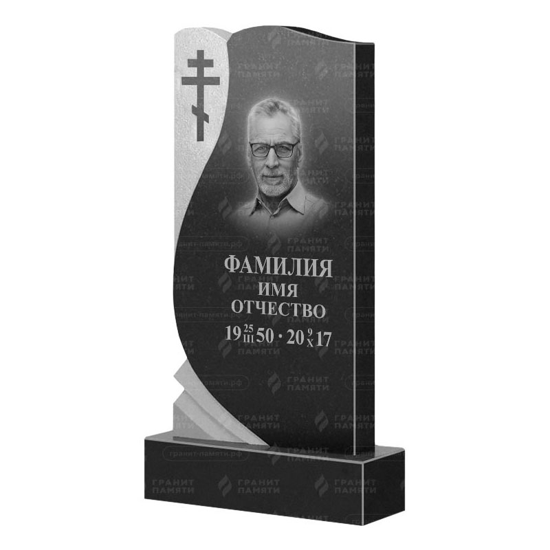 Памятники из гранита вертикальные в Балаково | Гранитный памятник ФГ-169