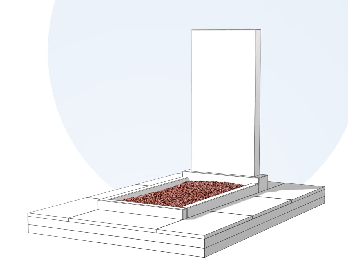 Засыпка цветника камушками в Балаково