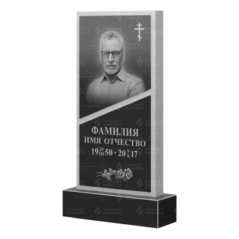 Памятники из гранита вертикальные в Балаково | Гранитный памятник ФГ-164