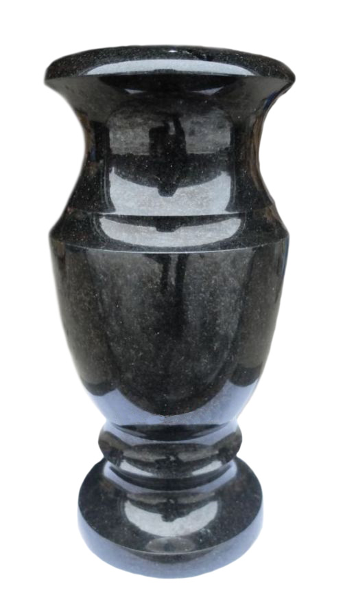 Вазы из камня в Балаково | Ваза гранитная «Габбро 30»