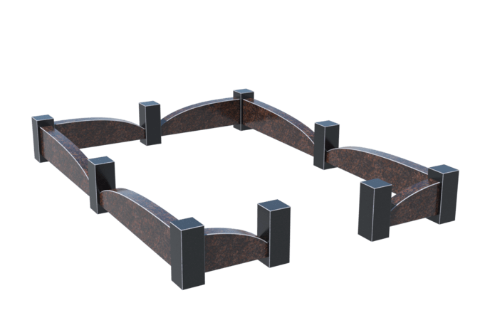 Цоколи на могилу в Балаково | Цоколь на могилу №0042