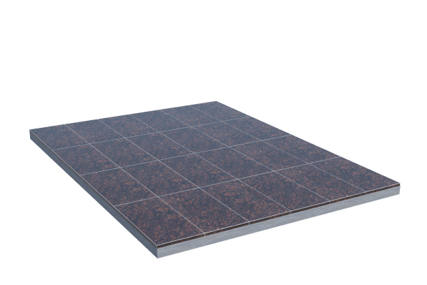 Площадки на могилу в Балаково | Площадка с облицовкой Дымовским гранитом