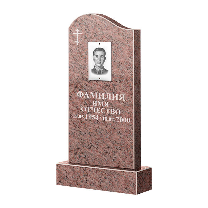 Памятники из цветного гранита в Балаково | Памятник из гранита Розалия Pink ФГЦ-030