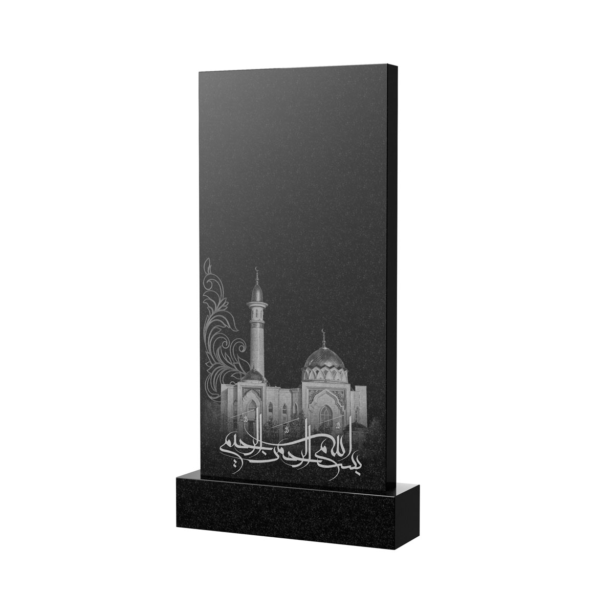 Художественное оформление памятника в Балаково | Художественное оформление на гранитную стелу, рисунок ВХО-046