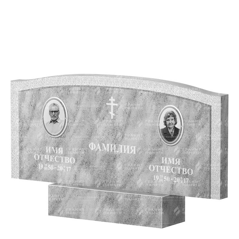 Памятники из мрамора в Балаково | Двойной мраморный памятник ФМ-131