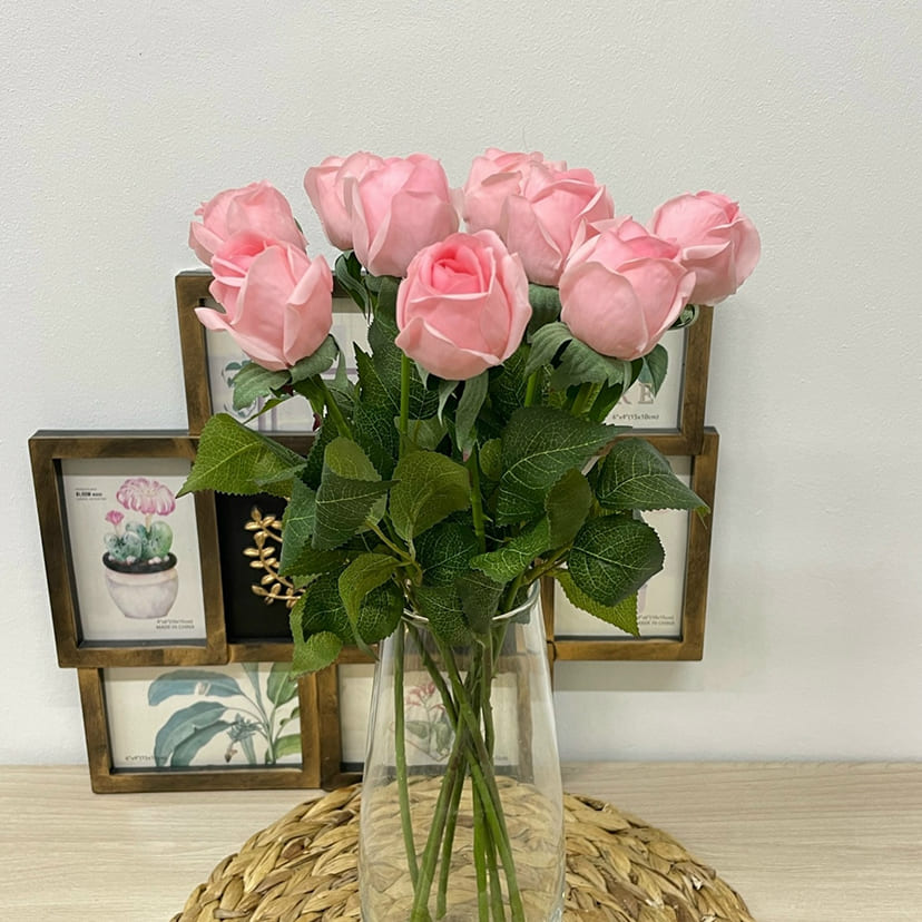 Искусственные цветы в Балаково | Цветок искусственный «Роза», нежно-розовая, одиночный