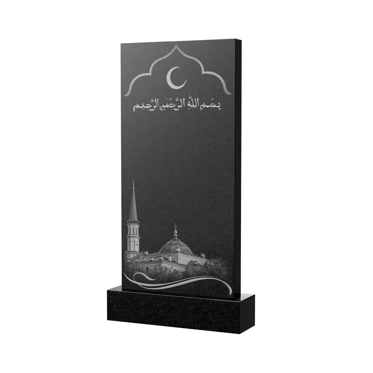 Художественное оформление памятника в Балаково | Художественное оформление на гранитную стелу, рисунок ВХО-037