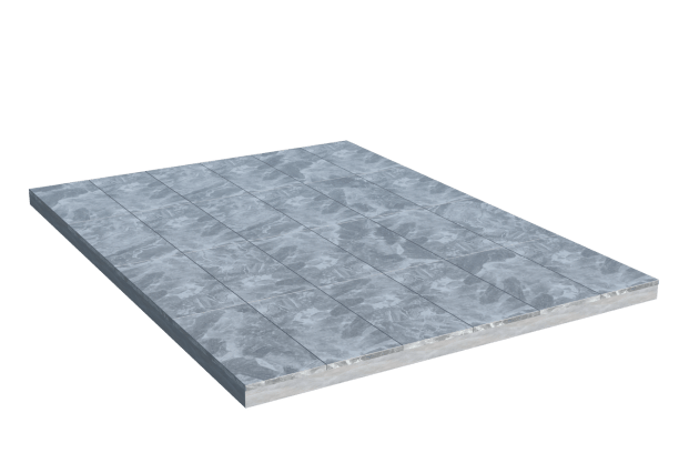 Площадки на могилу в Балаково | Площадка с мраморной облицовкой