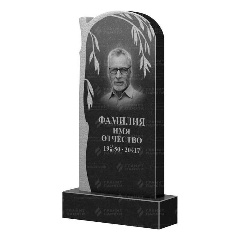 Памятники из гранита с деревом в Балаково | Гранитный памятник ФГ-090