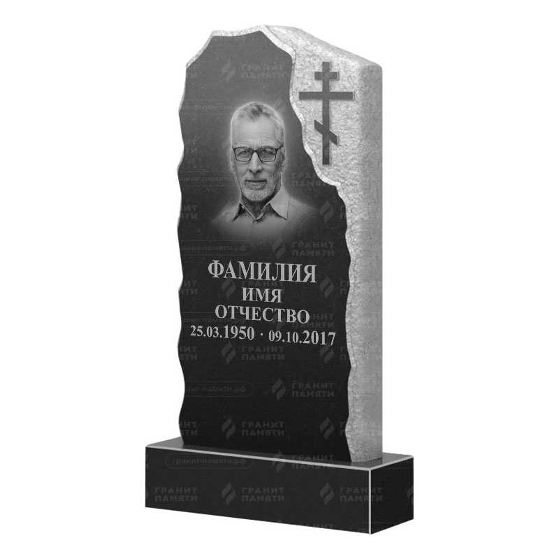 Памятники из гранита с обколом, скалы в Балаково | Гранитный памятник ФГ-231