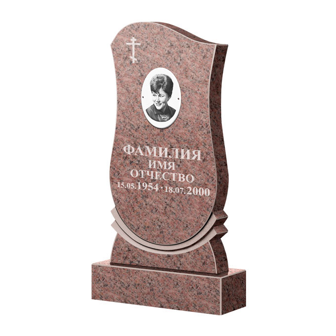 Гранитные памятники в Балаково | Памятник из гранита Розалия Pink ФГЦ-056