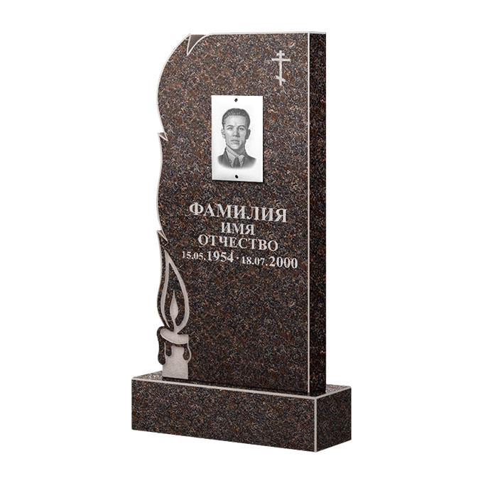 Памятники из цветного гранита в Балаково | Памятник из гранита Карел Brown ФГЦ-106