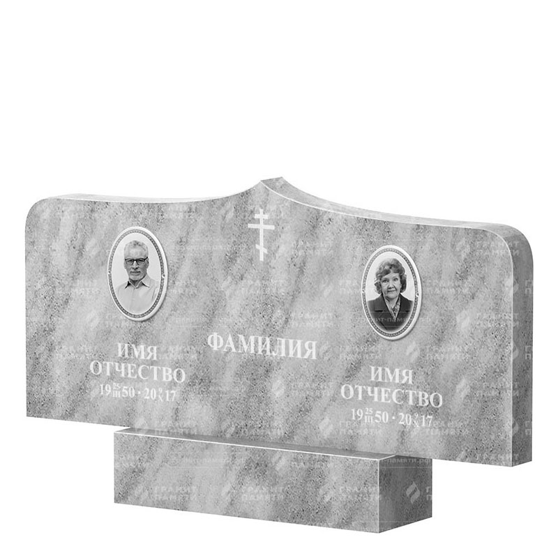 Памятники из мрамора в Балаково | Двойной мраморный памятник ФМ-260