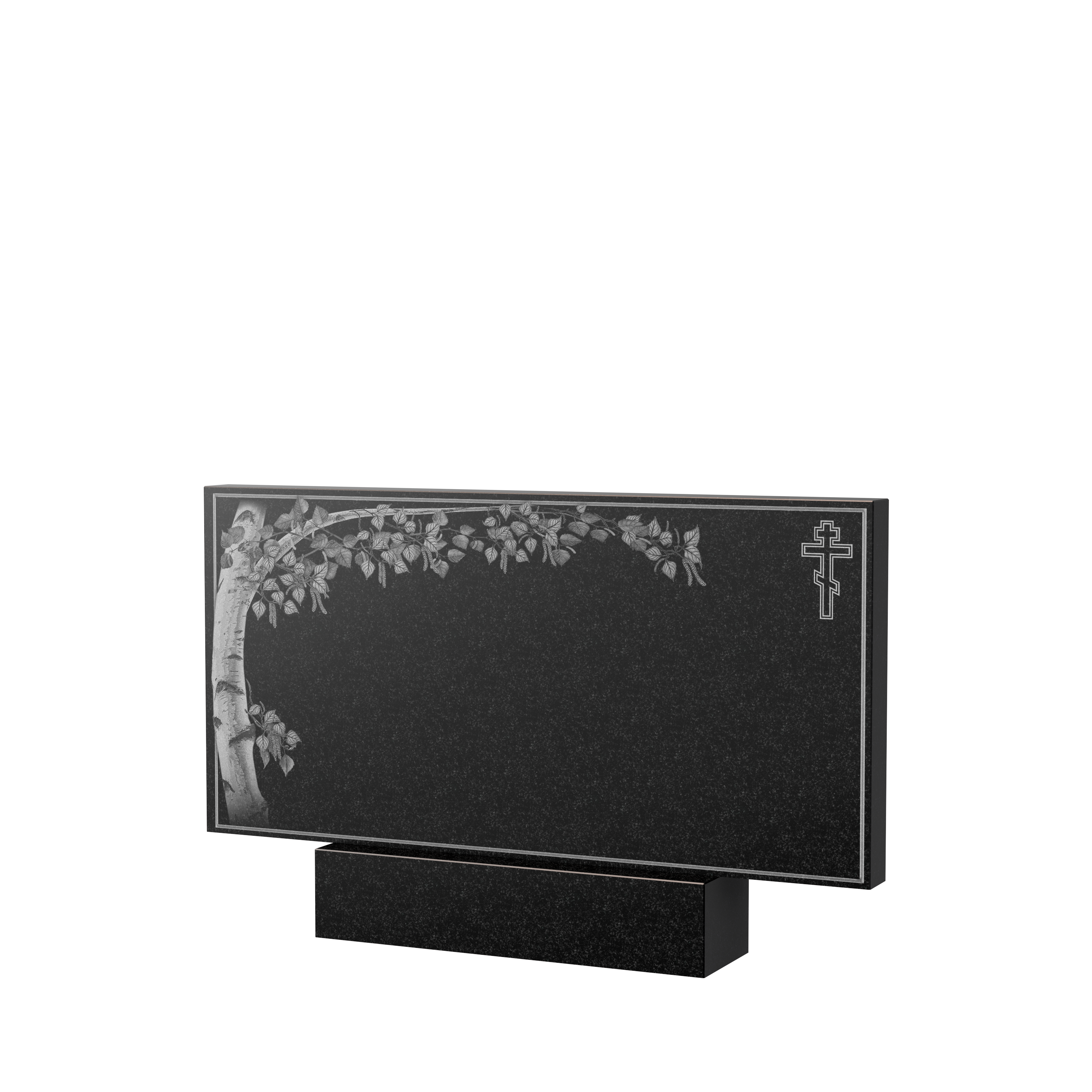 Художественное оформление памятника в Балаково | Художественное оформление на гранитную стелу, рисунок ГХО-005