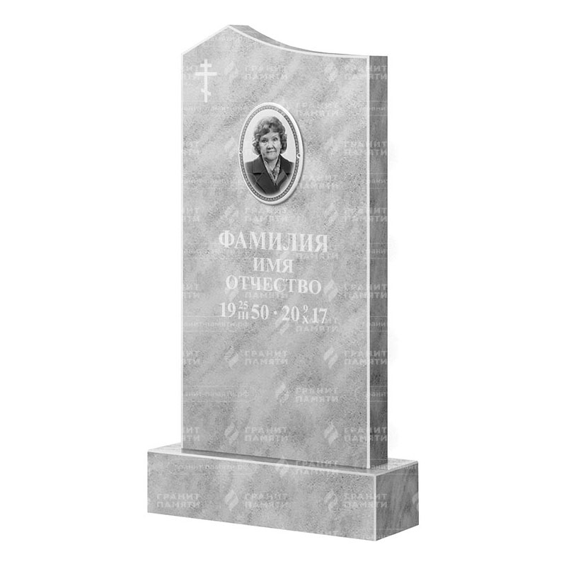 Бюджетные памятники в Балаково | Мраморный памятник ФМ-008