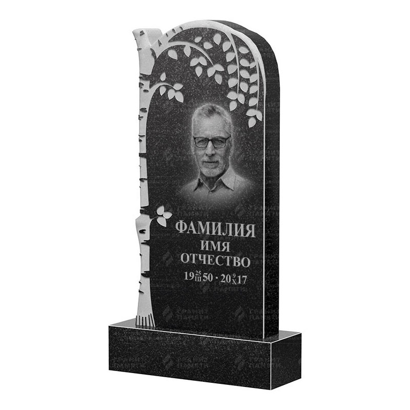 Памятники из гранита с деревом в Балаково | Гранитный памятник ФГ-091