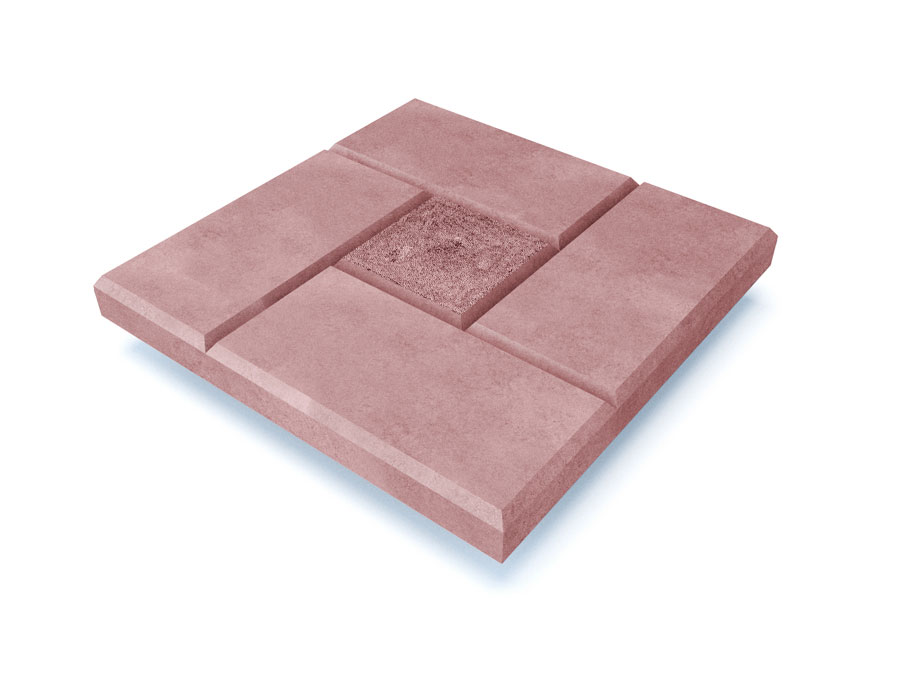 Плитка для облицовки памятников в Балаково | Тротуарная плитка красная