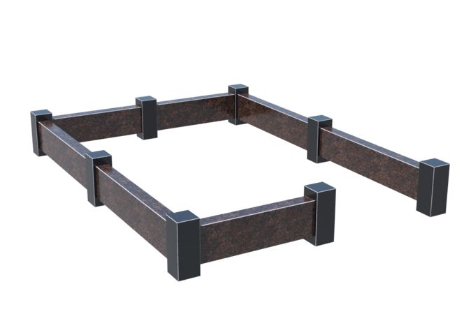 Цоколи на могилу в Балаково | Цоколь на могилу №0033