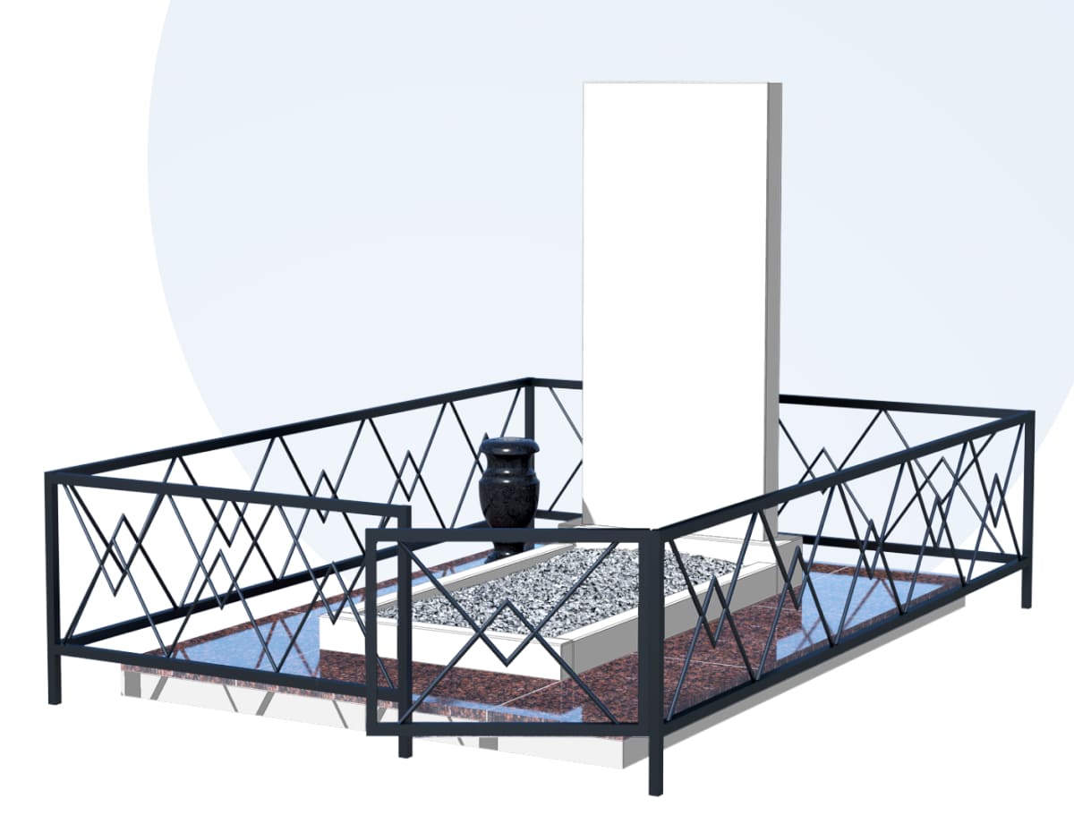 Благоустройство захоронения в Балаково