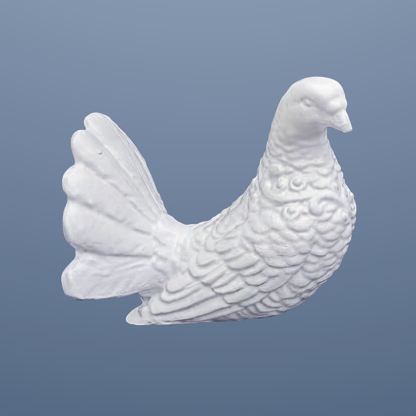 Скульптуры из искусственного мрамора в Балаково | Голубь право