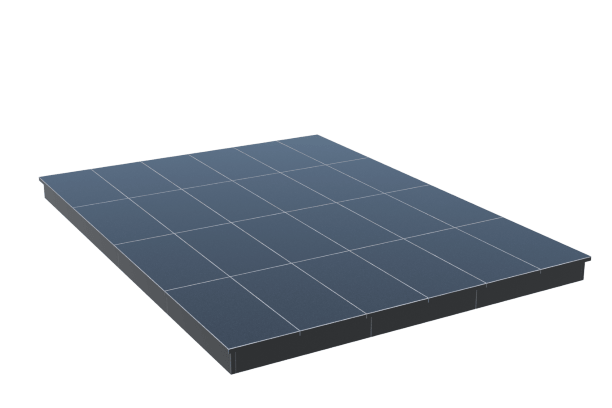 Площадки на могилу в Балаково | Площадка с вертикальной (10 см) облицовкой гранитом Габбро