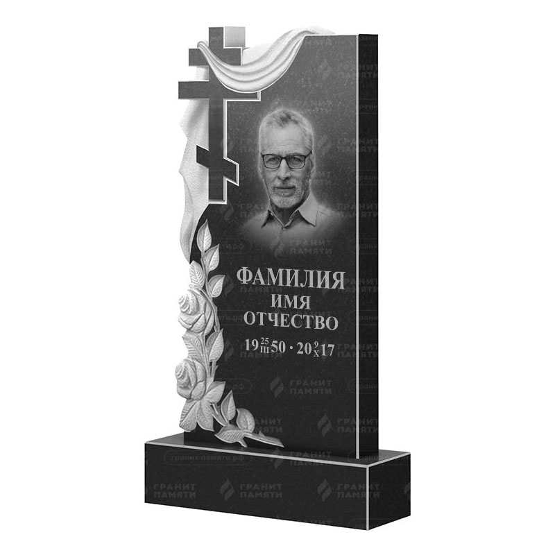 Памятники из гранита вертикальные в Балаково | Гранитный памятник ФГ-189