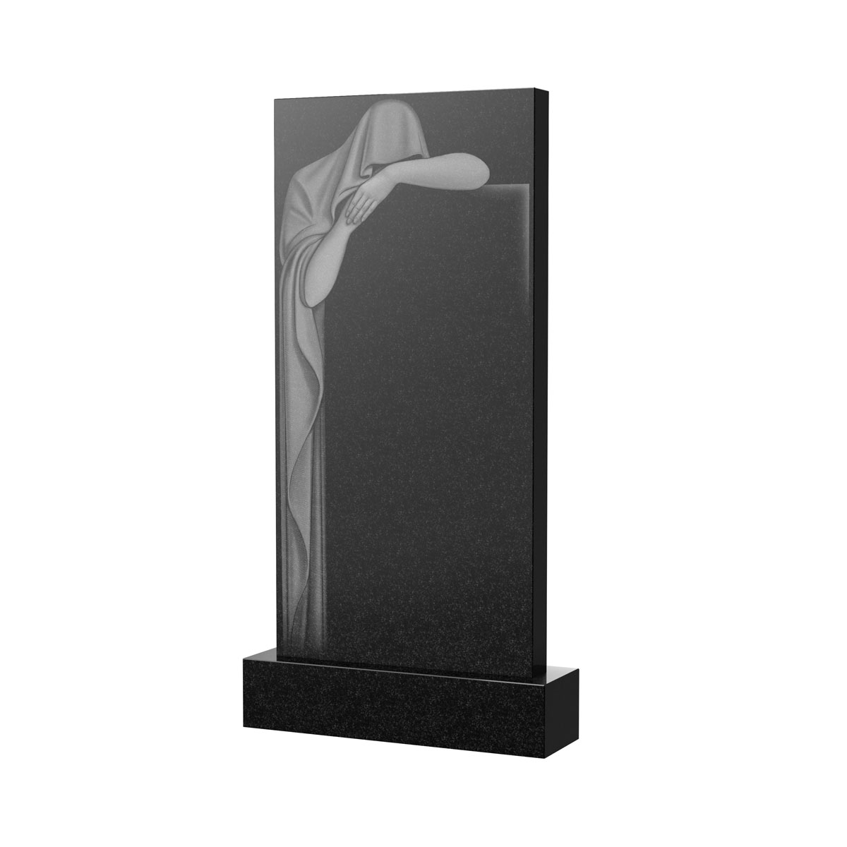 Художественное оформление памятника в Балаково | Художественное оформление на гранитную стелу, рисунок ВХО-036