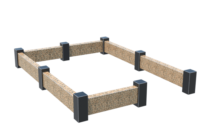Цоколи на могилу в Балаково | Цоколь на могилу №0037