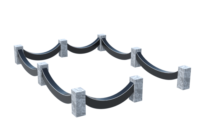 Цоколи на могилу в Балаково | Цоколь на могилу №0023