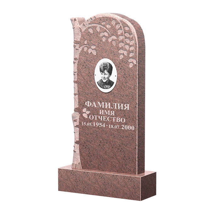 Гранитные памятники в Балаково | Памятник из гранита Розалия Pink ФГЦ-091