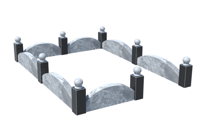 Цоколи на могилу в Балаково | Цоколь на могилу №0003