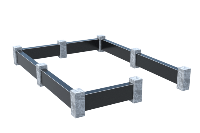 Цоколи на могилу в Балаково | Цоколь на могилу №0032