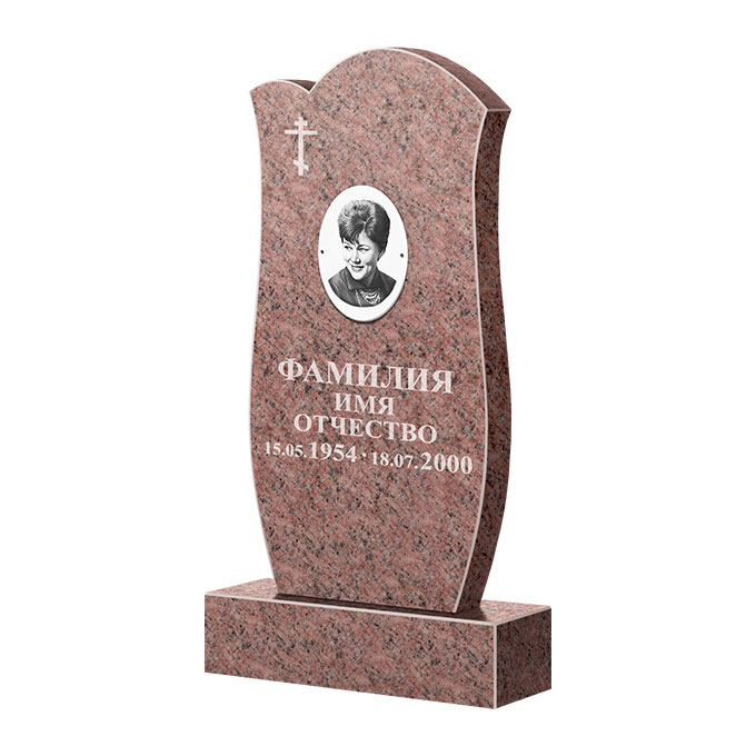 Памятники из цветного гранита в Балаково | Памятник из гранита Розалия Pink ФГЦ-039