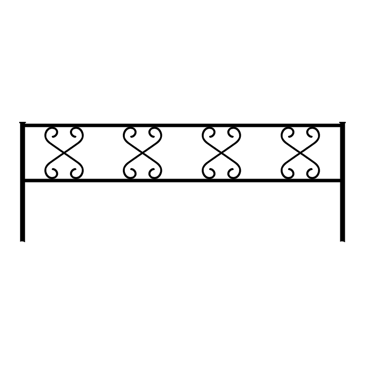 Металлические оградки, столы, скамейки в Балаково | Оградка №1