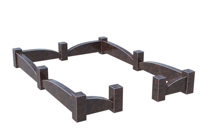 Цоколи на могилу в Балаково | Цоколь на могилу №0043