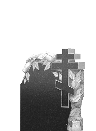 Памятники из гранита с цветами в Балаково